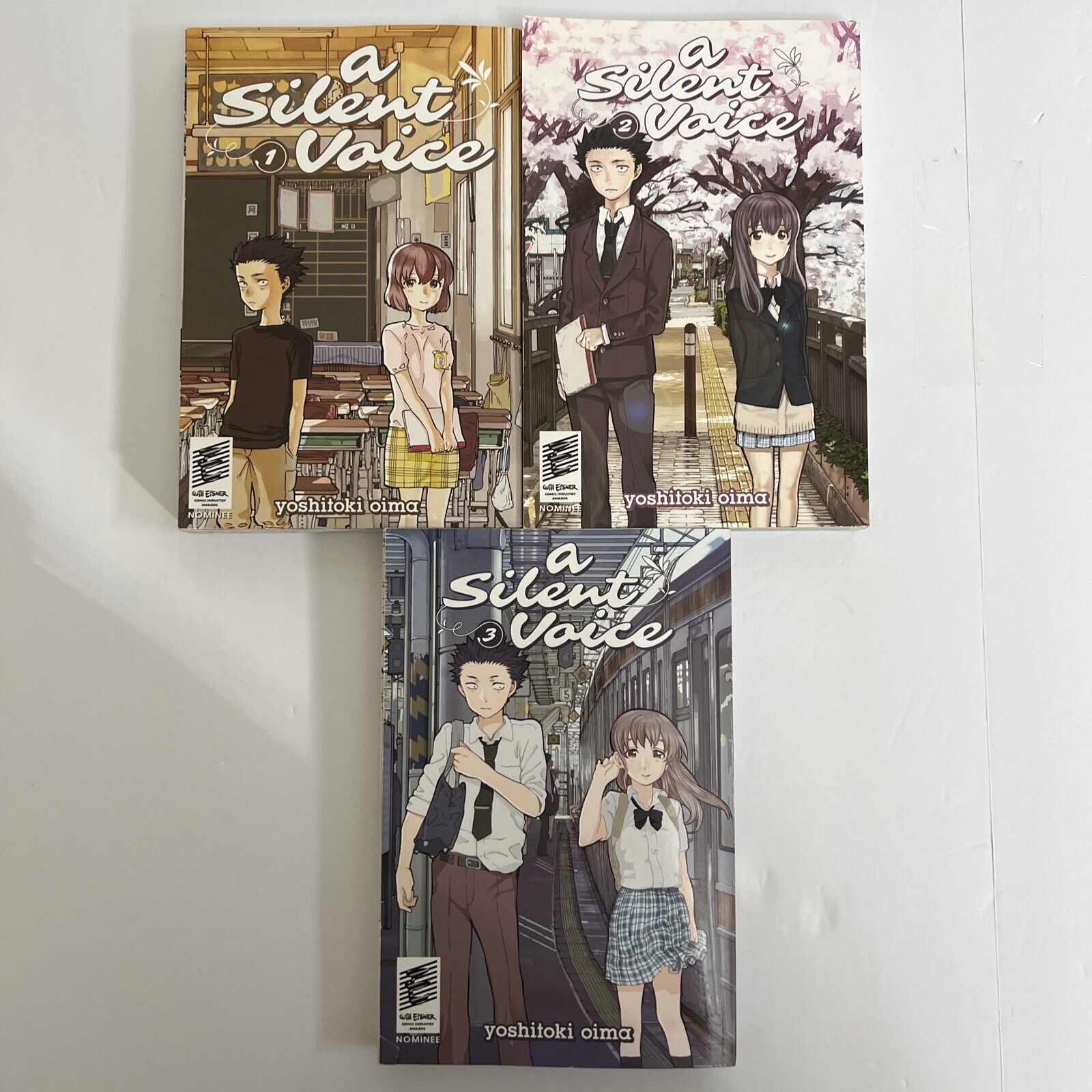 A Silent Voice Manga Bundle English - Volumes 1-3 by Yoshitoki Oima