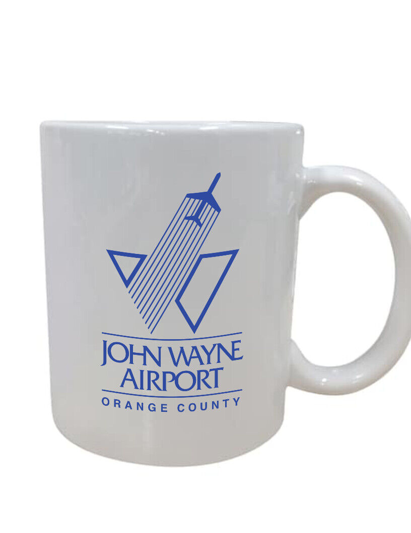 John Wayne Airport Orange County California SNA Souvenir Coffee Mug Tea Cup 