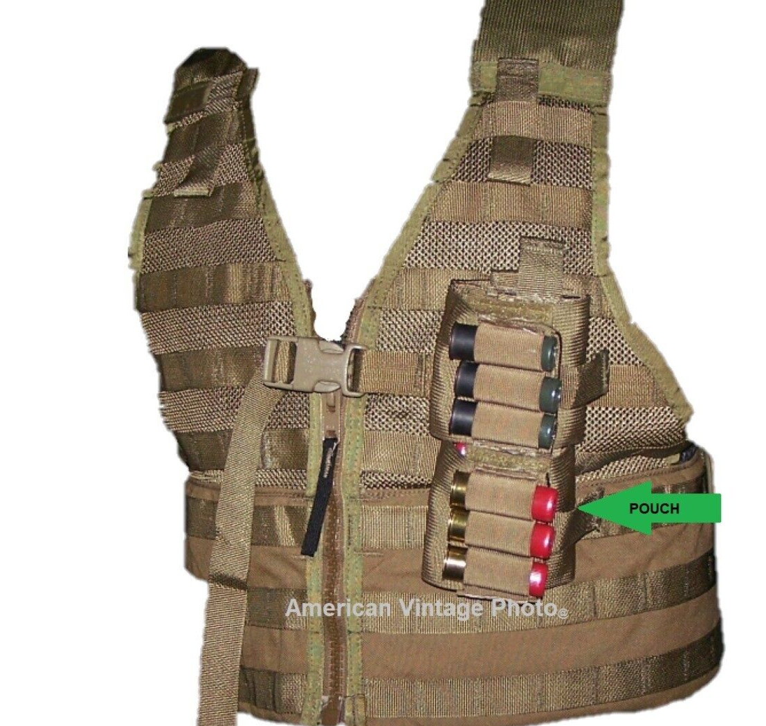Military Pouch Shotgun Ammo Shell 12 GA Tactical MOLLE FSBE Breacher Coyote NEW