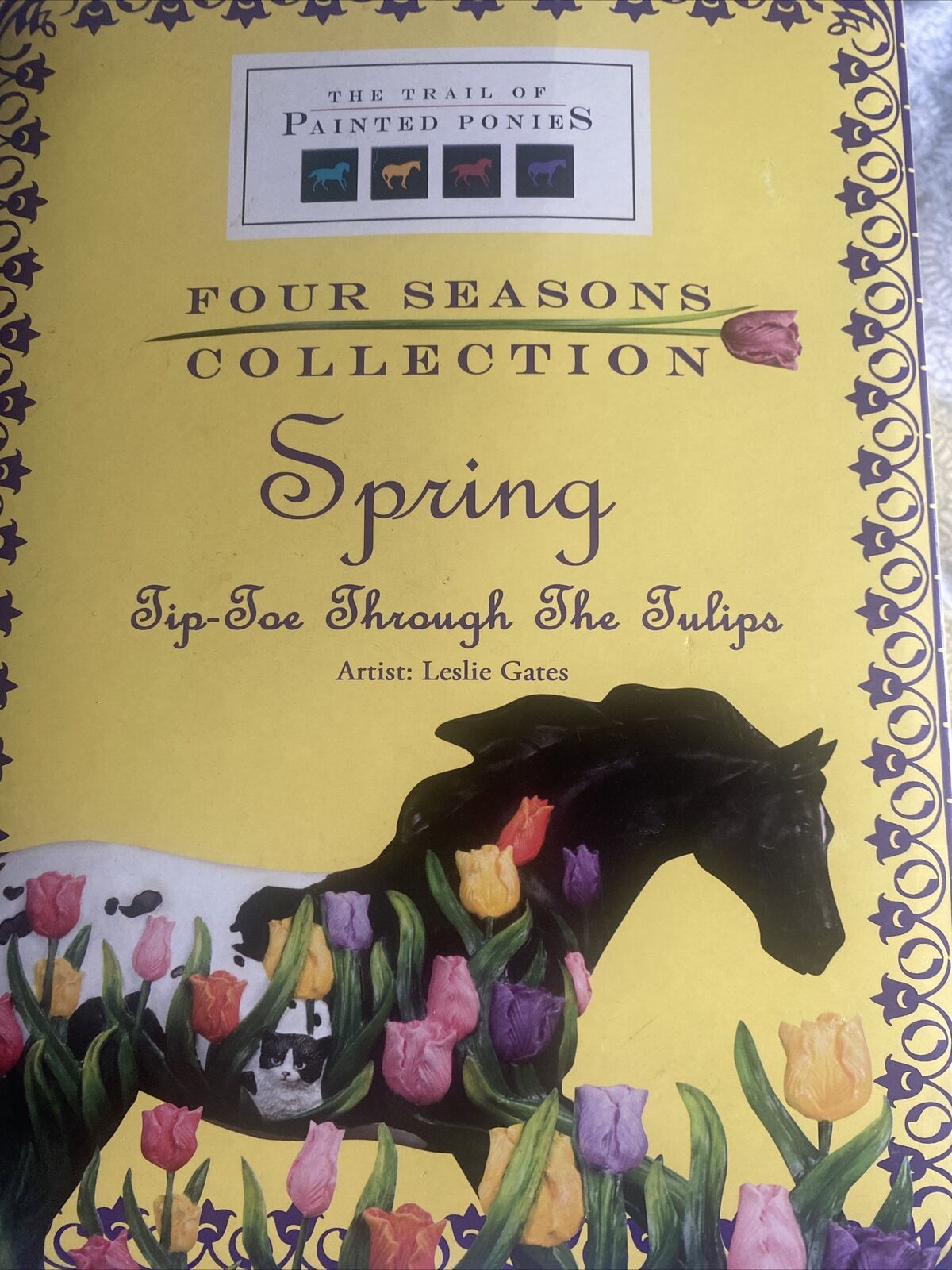 Spring Tip Toe Through The Tulips ￼Painted Ponie