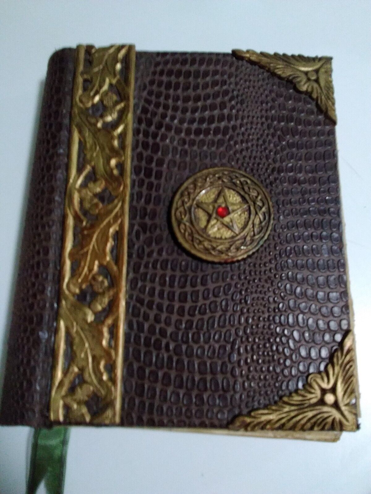 BOOK OF SHADOWS WITH SPELLS HAS CERTIFICATE OF AUTHENTICITY HANDMADE