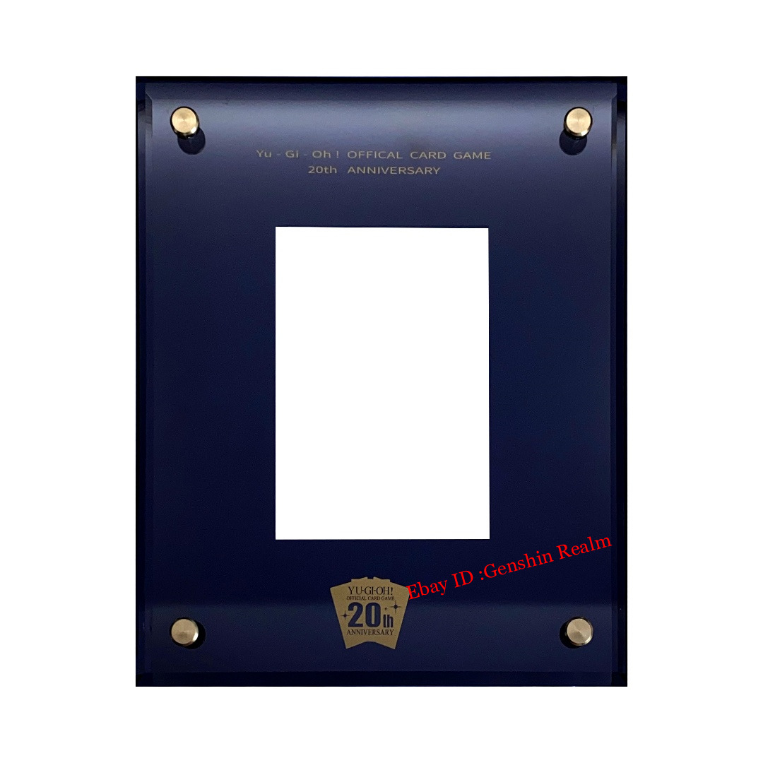 Yu-Gi-Oh 20th Anniversary Limited Edition Card Protection Frame Display Stand