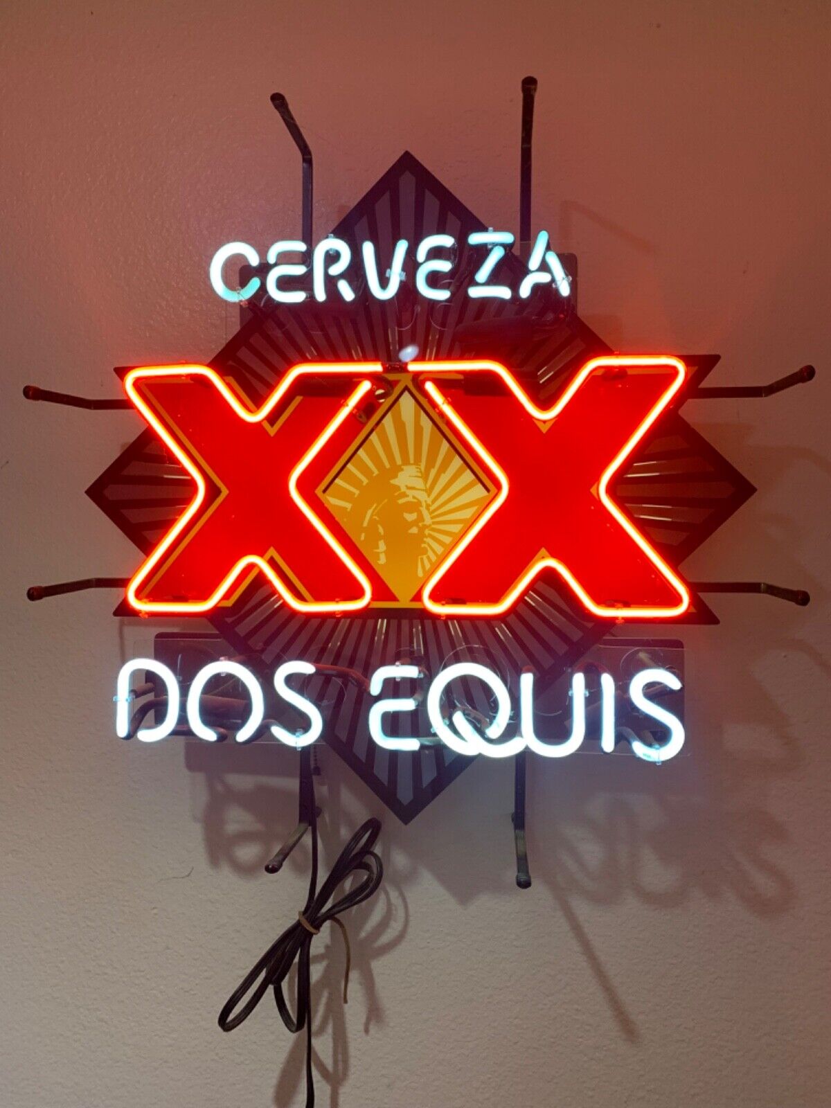 Dos Equis neon sign