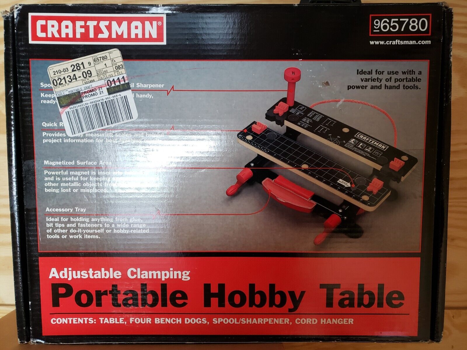 New Vintage CRAFTSMAN Portable Hobby Table 965780