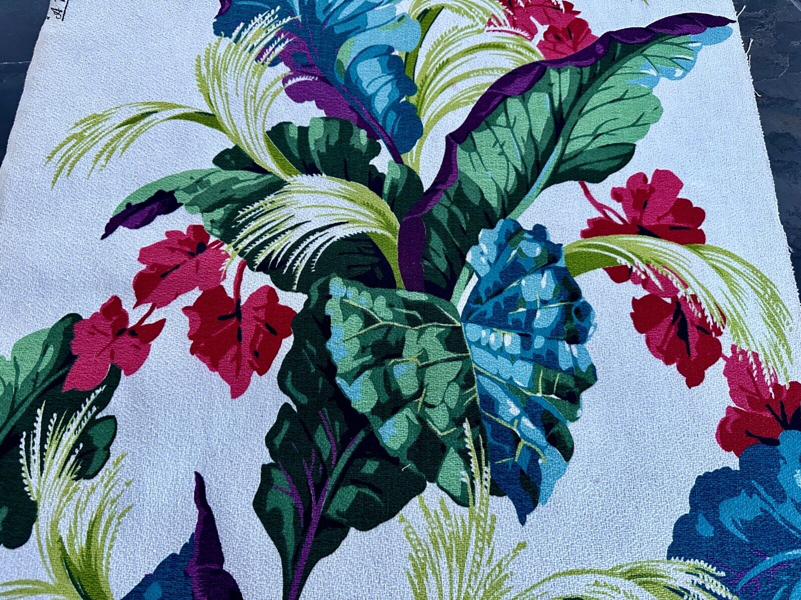 1930\'s Art Deco Design Samoa Hollywood Regency Barkcloth Vintage Fabric PILLOWS