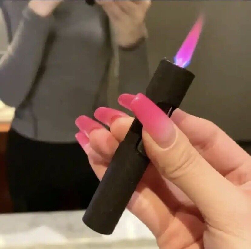 Mini Pink Flame Windproof Portable Lighter