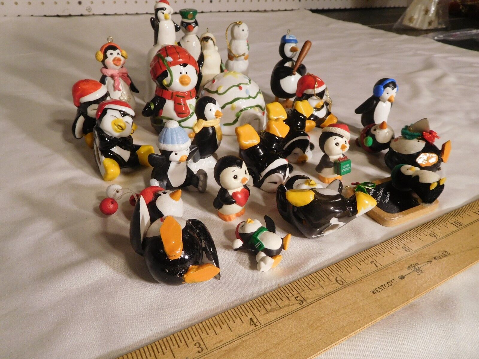 22 Christmas Penguins Ornaments, Decorations, Etc.
