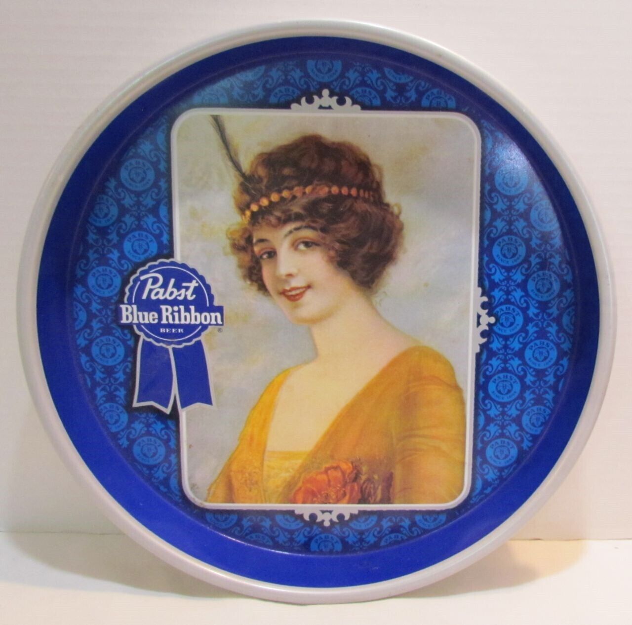 Pabst Blue Ribbon Beer Tray P-1489, 13 inch