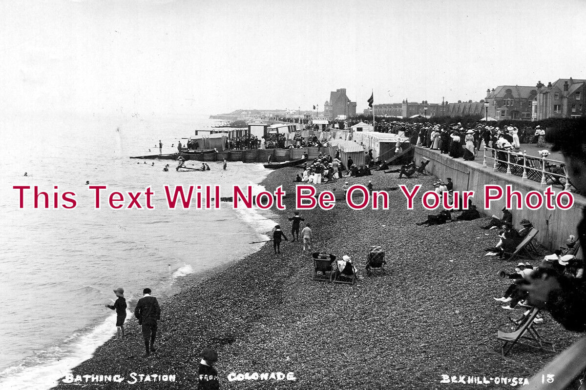SP 85 - Bathing Station From Colonnade, Bexhill-on-Sea, Sussex