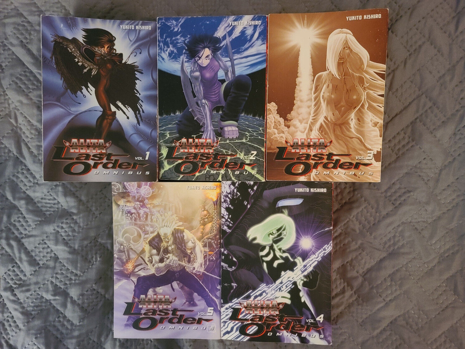 Battle Angel Alita: Last Order Manga Omnibus vols 1-5 VERY GOOD CONDITION
