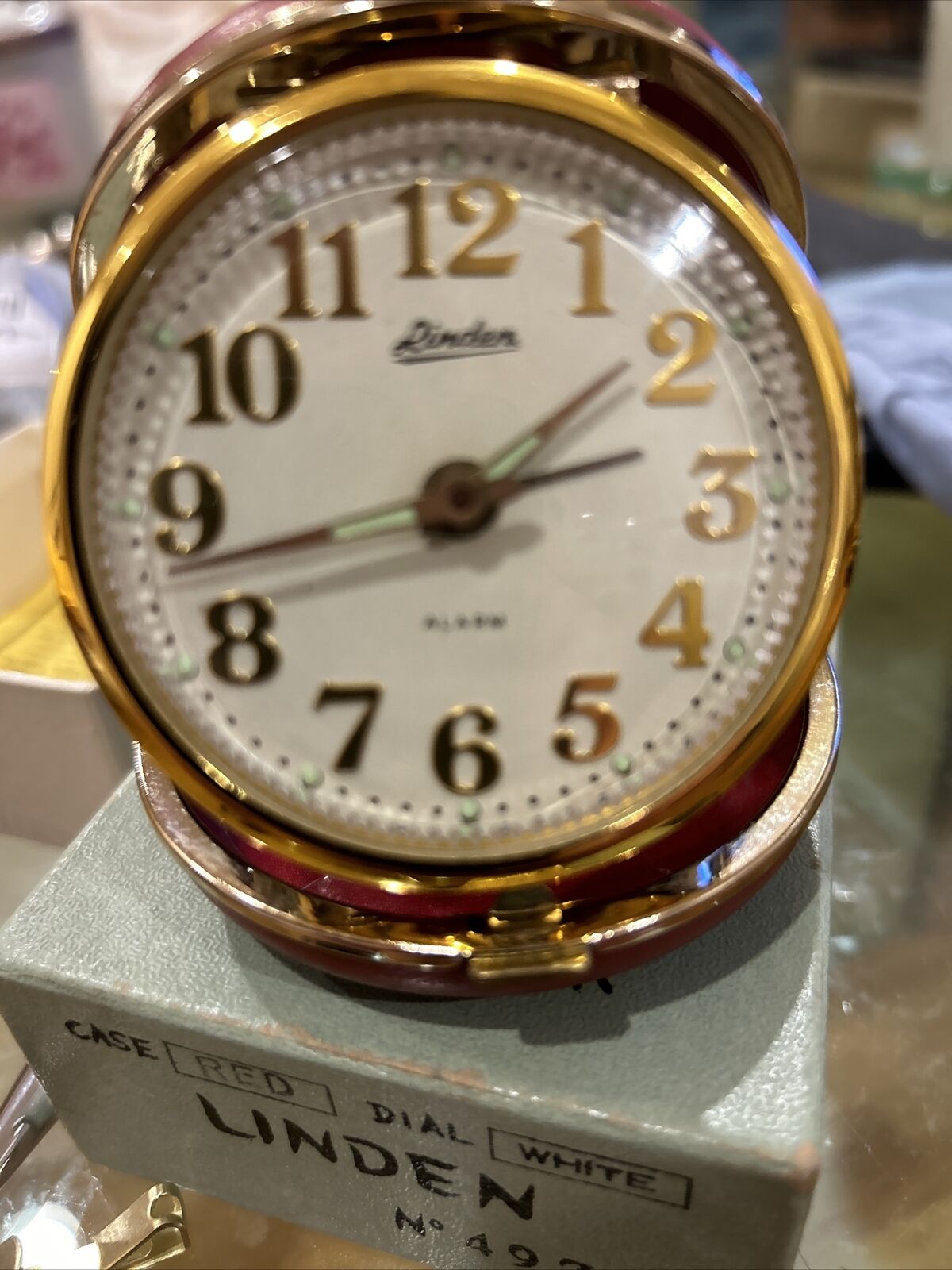 Linden Travel Alarm Clock Vintage