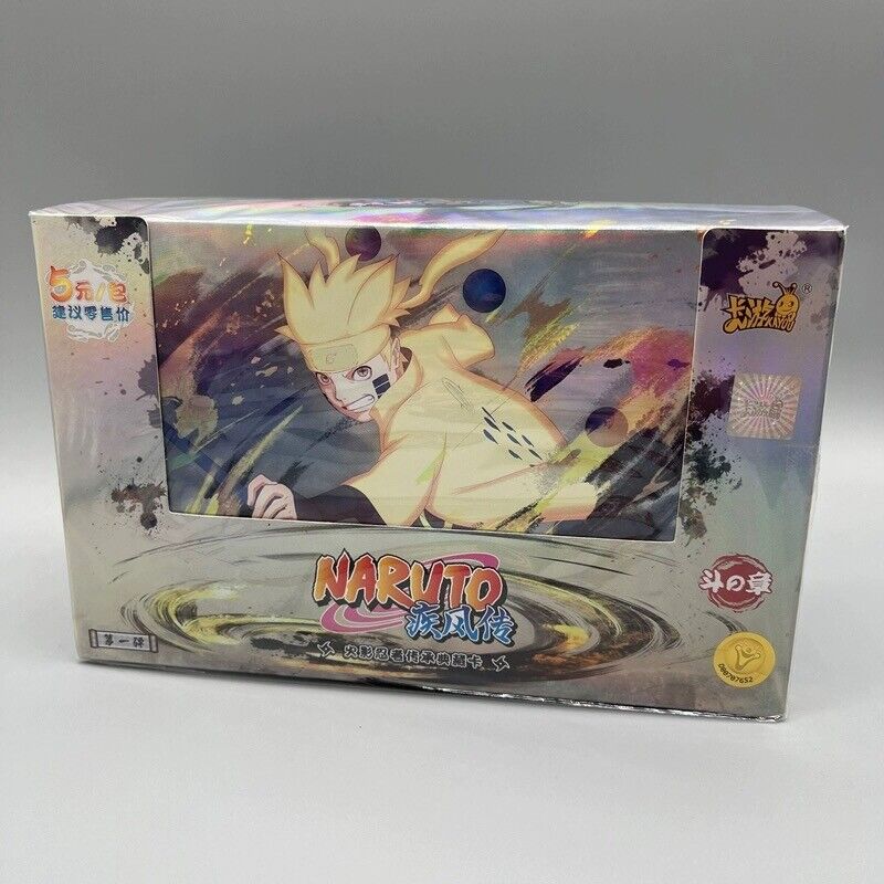 Kayou Naruto Tier 3  Authentic Sealed Booster 1-4 Waves Box Trading Cards New