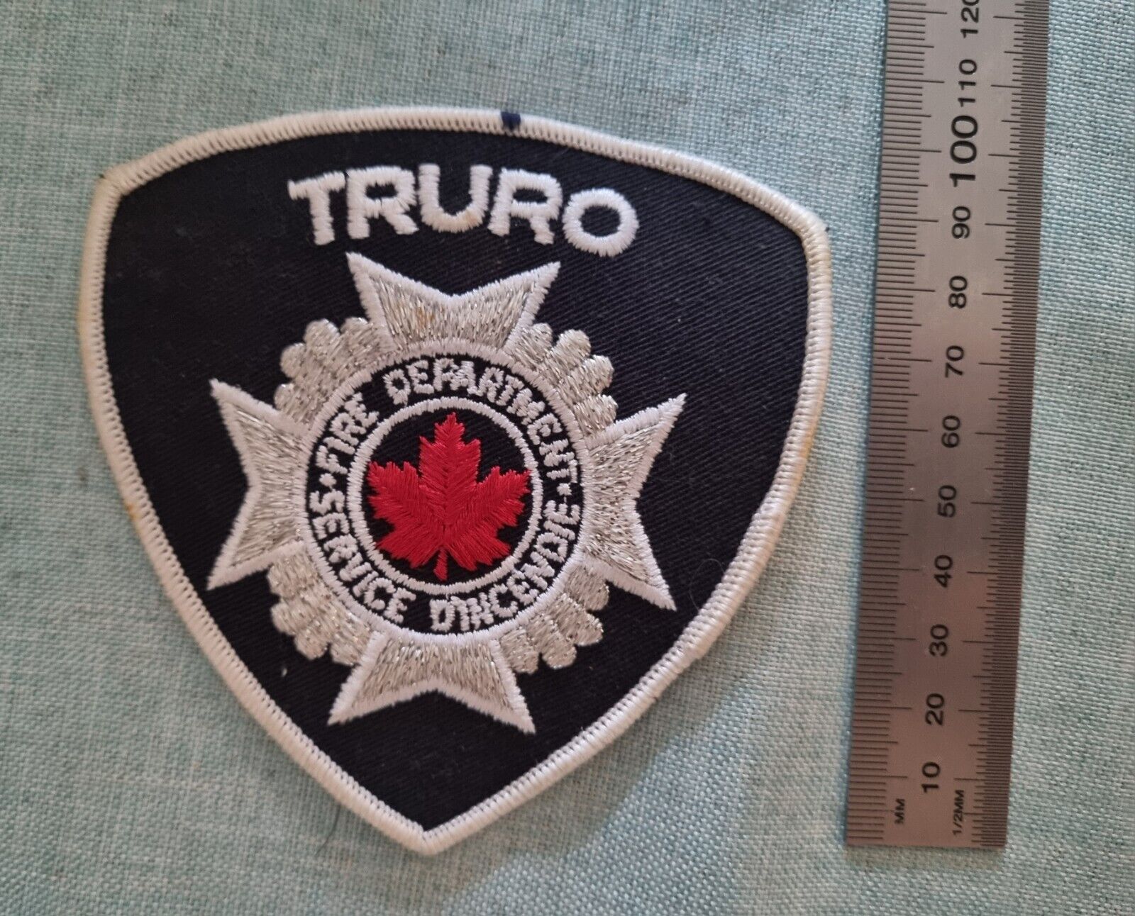 Canadian Truro Nova Scotia Fire Department Cloth Patch