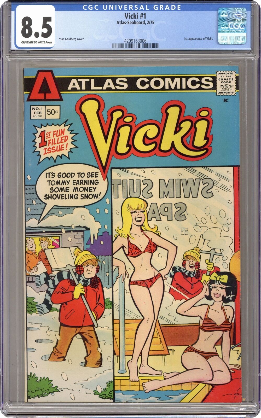 Vicki #1 CGC 8.5 1975 4209163006