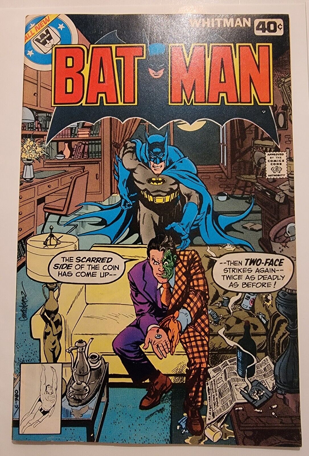 Batman #313 FN/VF Whitman Variant 1st App. of Timothy Fox 1979 Jose Garcia-Lopez