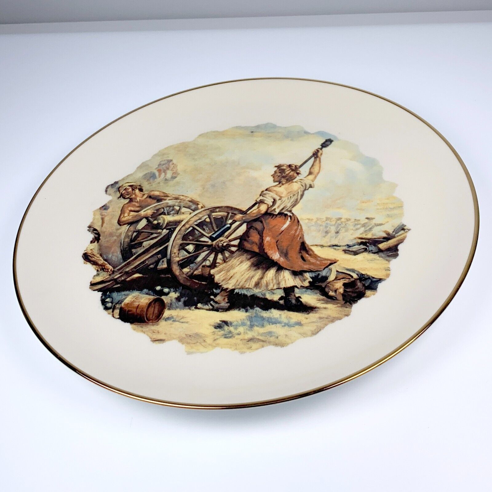 Vintage Ridgewood Plate Museum Collection Battle at Monmouth Numbered 11\
