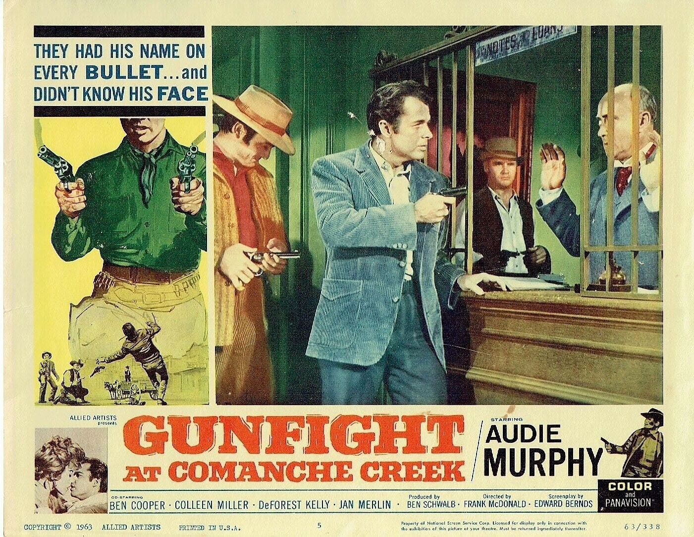 Ben Cooper, Gunfight at Comanche Creek (1963) Lobby Card #5
