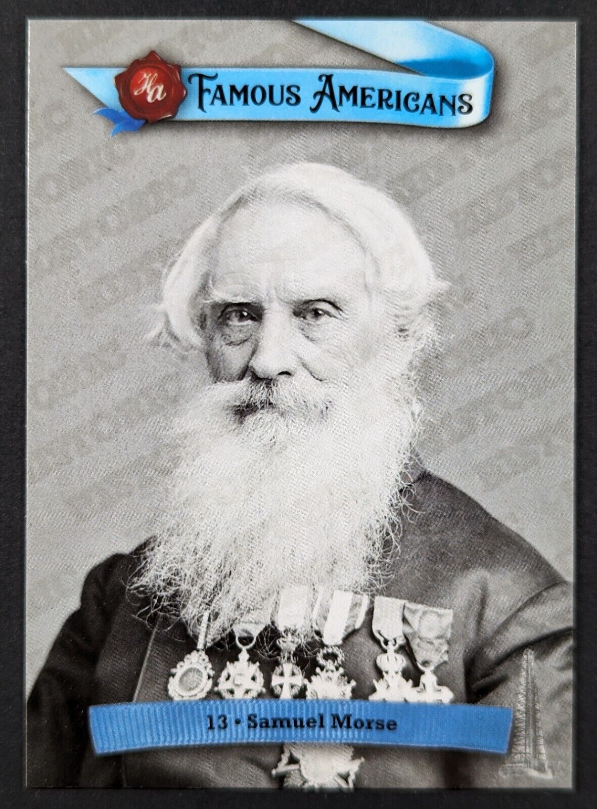 Samuel Morse Code Radio 2021 Famous American Card #13 (NM)