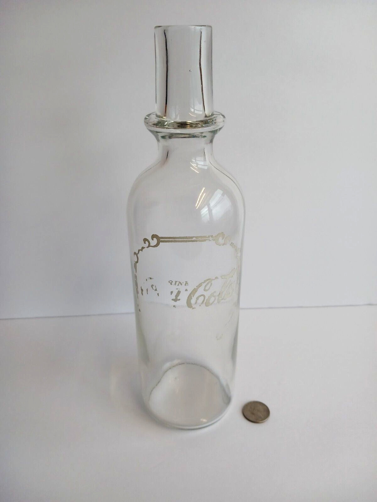 Vintage 1920s Coca-Cola Soda Fountain Syrup Bottle