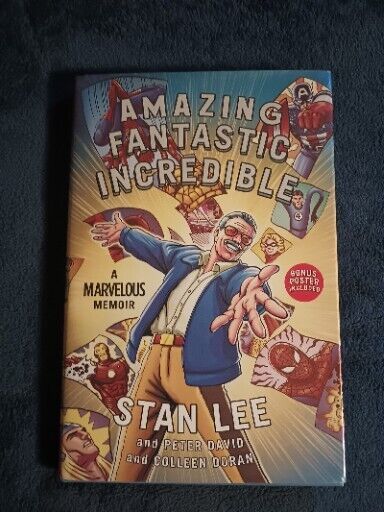 Amazing Fantastic Incredible: A Marvelous Memoir - with poster  Inside