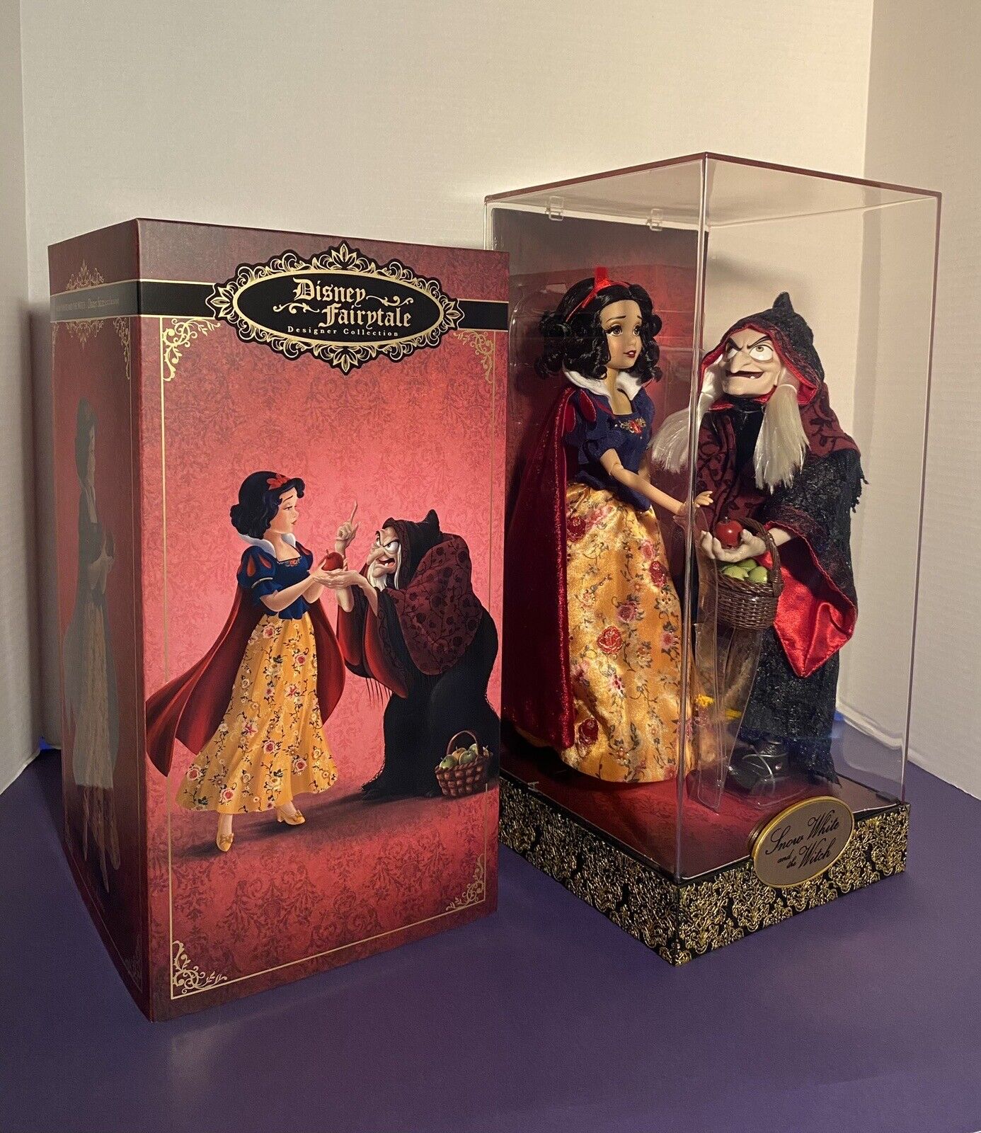 Disney Designer Dolls Snow White & Old Hag Witch Fairytale Limited Ed #1550/6000