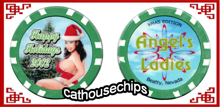Angel\'s Ladies Beaty NEVADA LEGAL Brothel Christmas chip Cat House Whore House