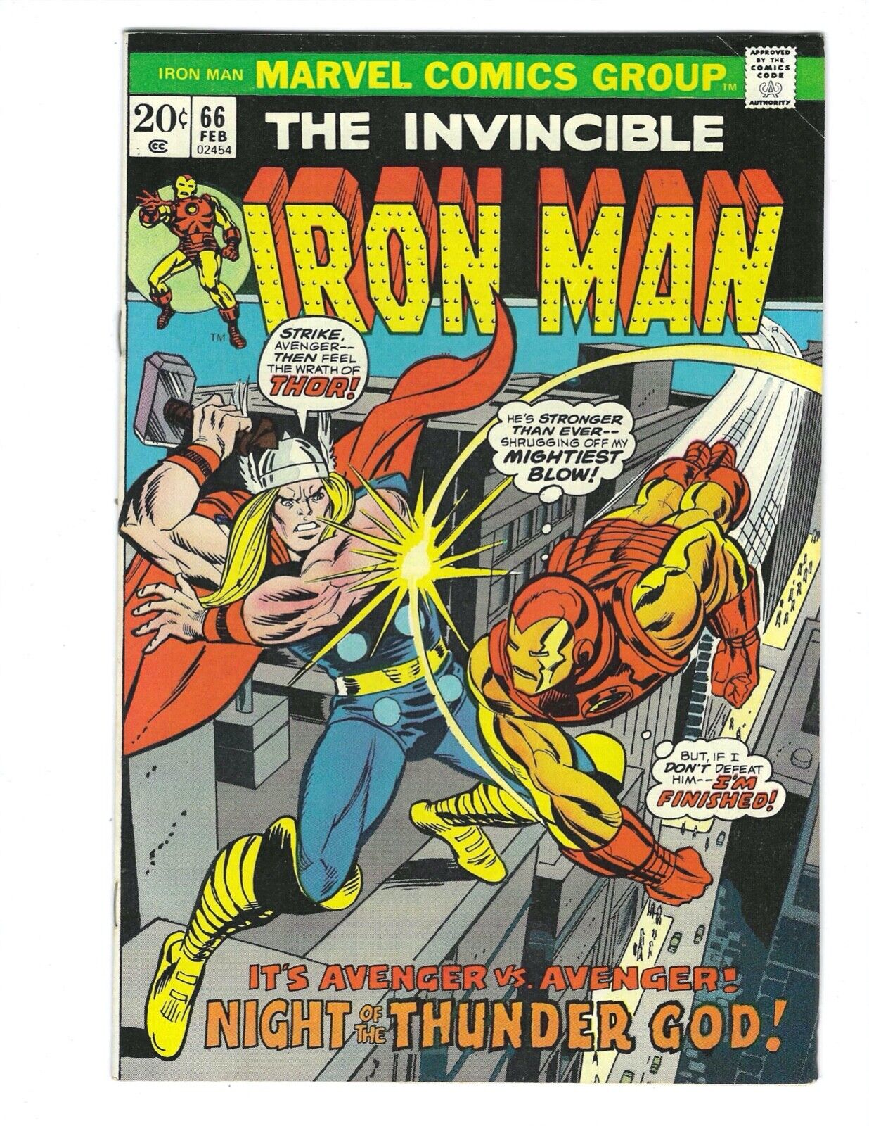 Iron Man #77 1975 Unread NM or better War of the Super-Villains Combine Shipping