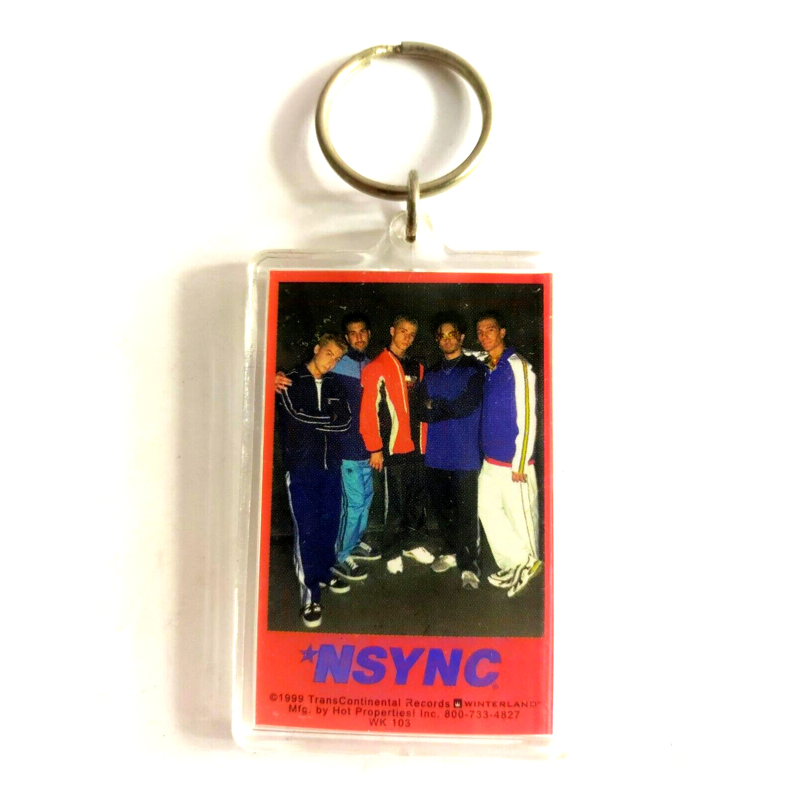 NSYNC Band Keychain 1988 Justin Timberlake