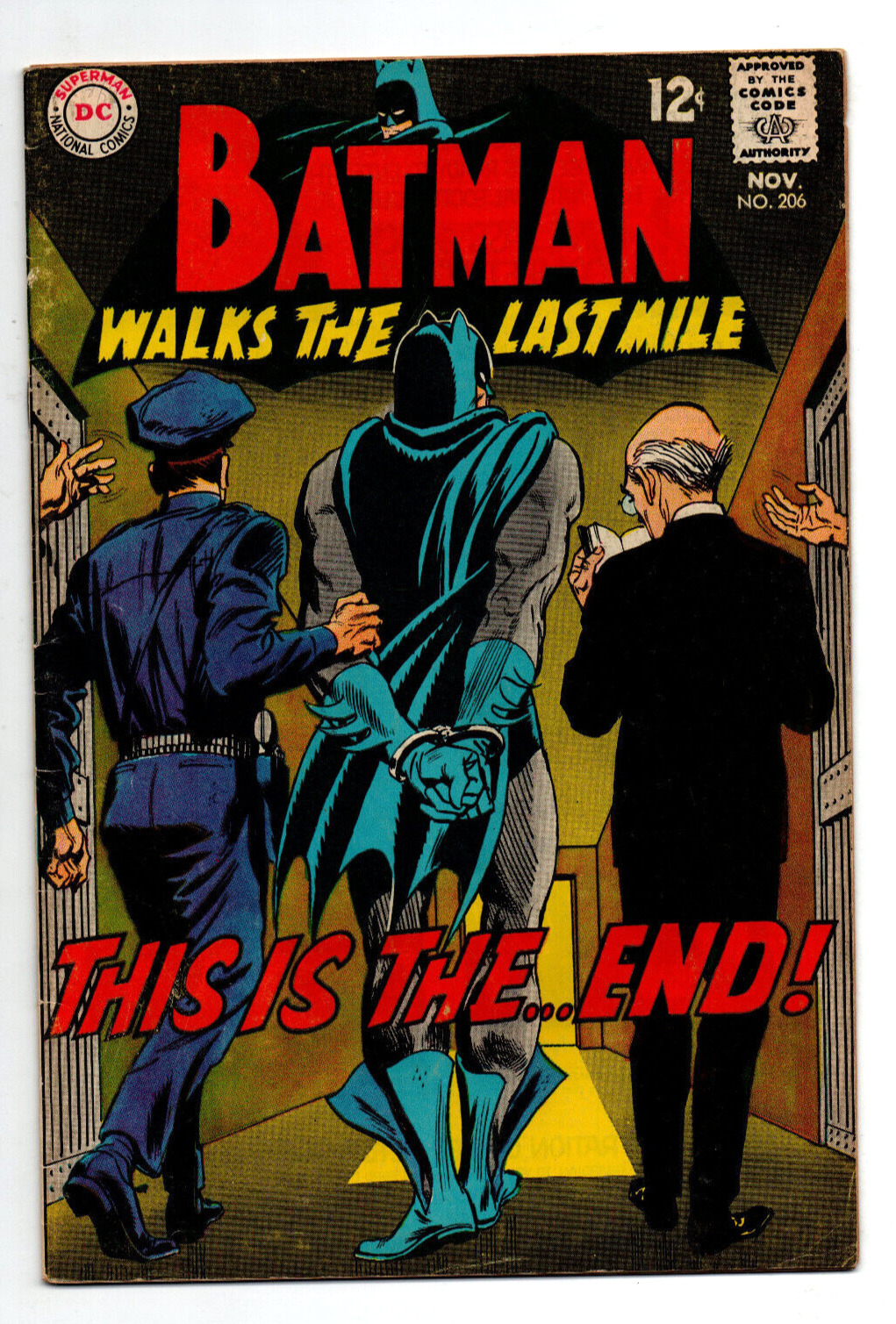 Batman #206 - Irv Novick - 1968 - FN