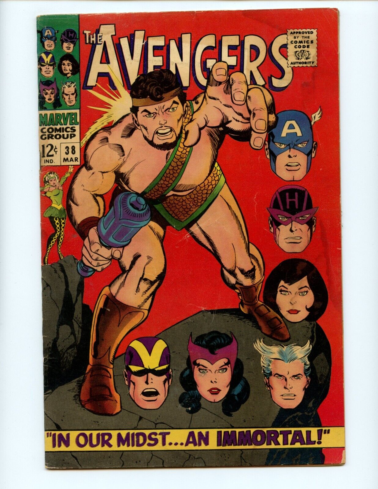 Avengers #38 Comic Book 1967 VG/FN Hercules Marvel Comics