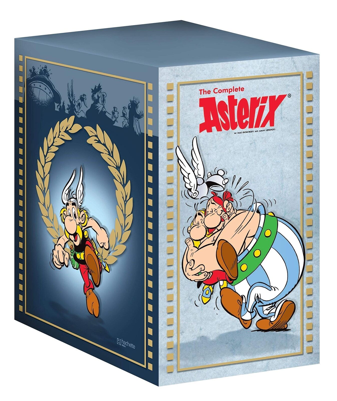 The Complete Asterix 39 Books Collection Box Set By Rene Goscinny NEW Colored