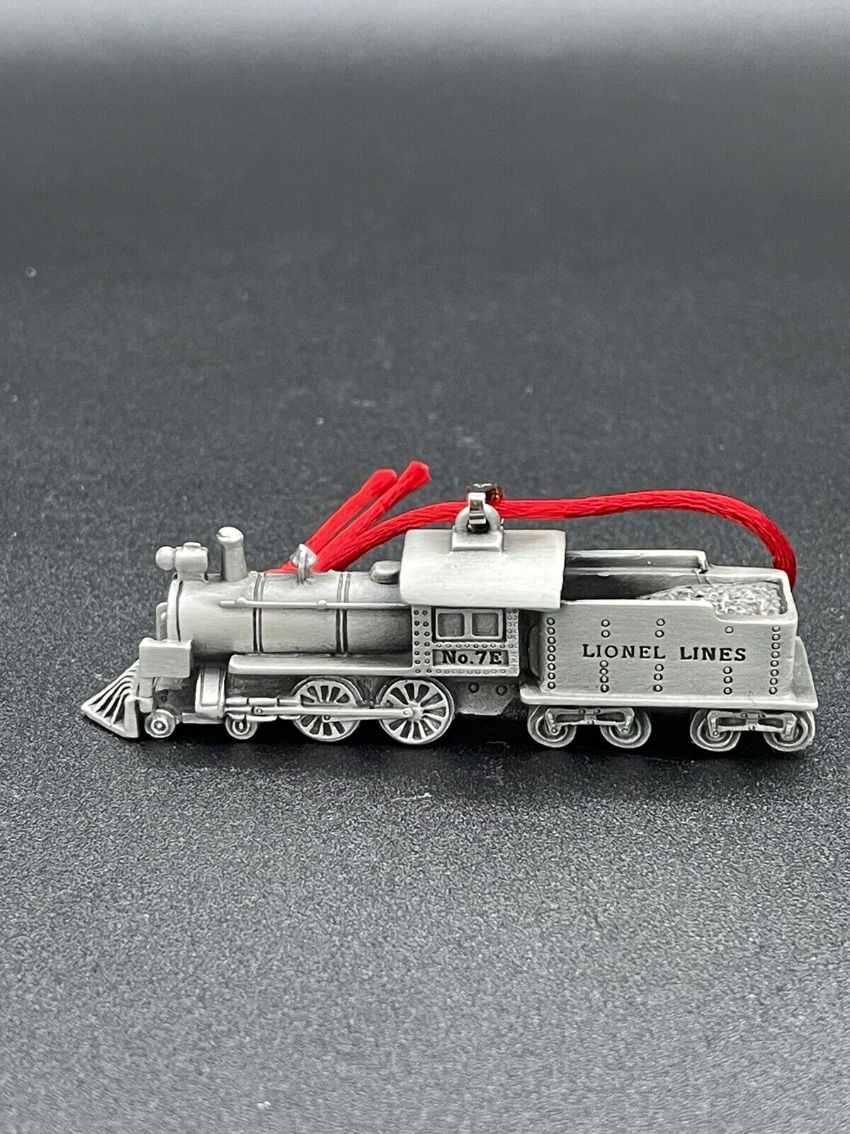 Lionel Fine Pewter Collectible Ornament Old #7 Steam Locomotive &Tender 29-603