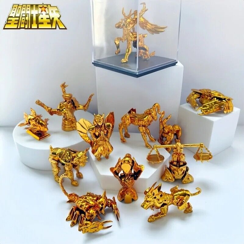 Saint Cloth Myth Appendix Saint Seiya Gold Cloth 12pcs Set Action Figure Toy Dol