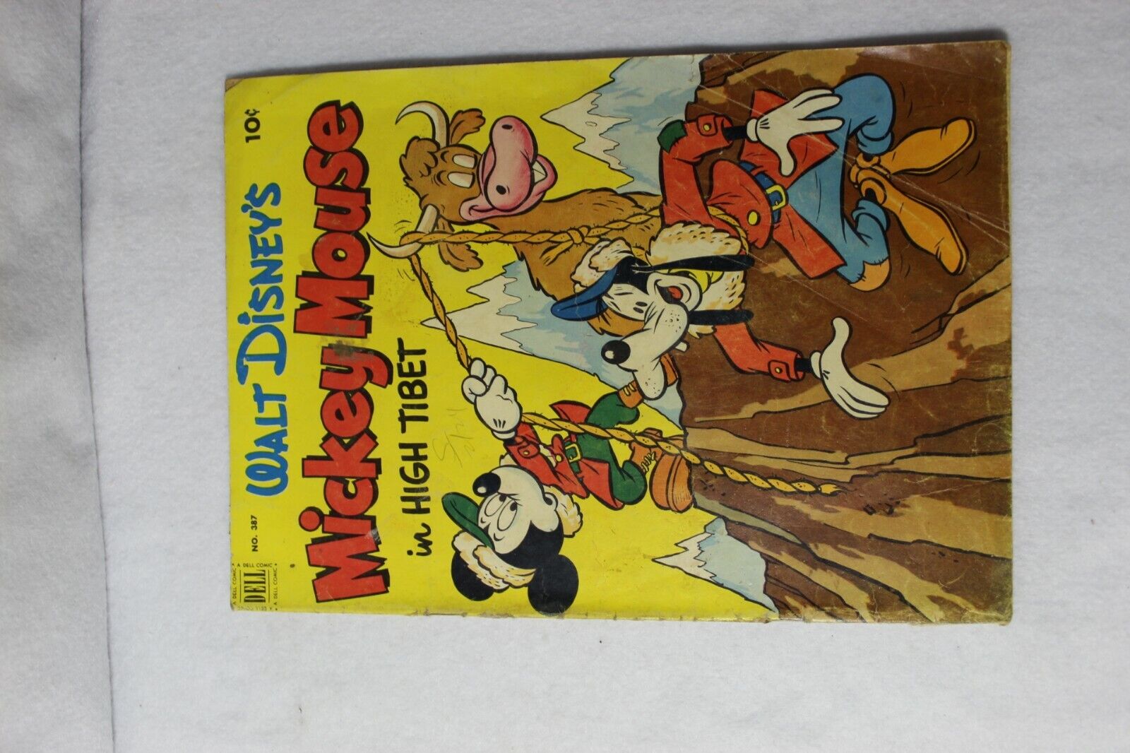 Vintage 1948 Dell Publication Walt Disney\'s Mickey Mouse in High Tibet #387