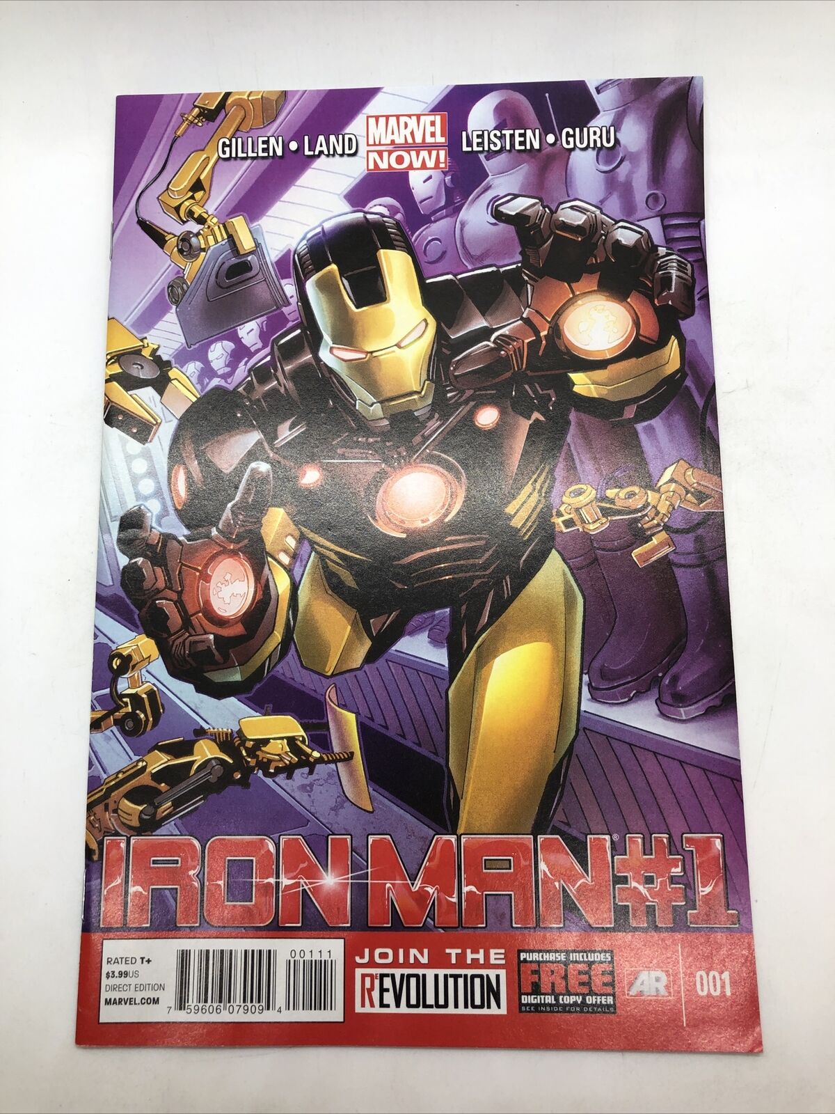 Iron man #1 Marvel Now Direct addition. 