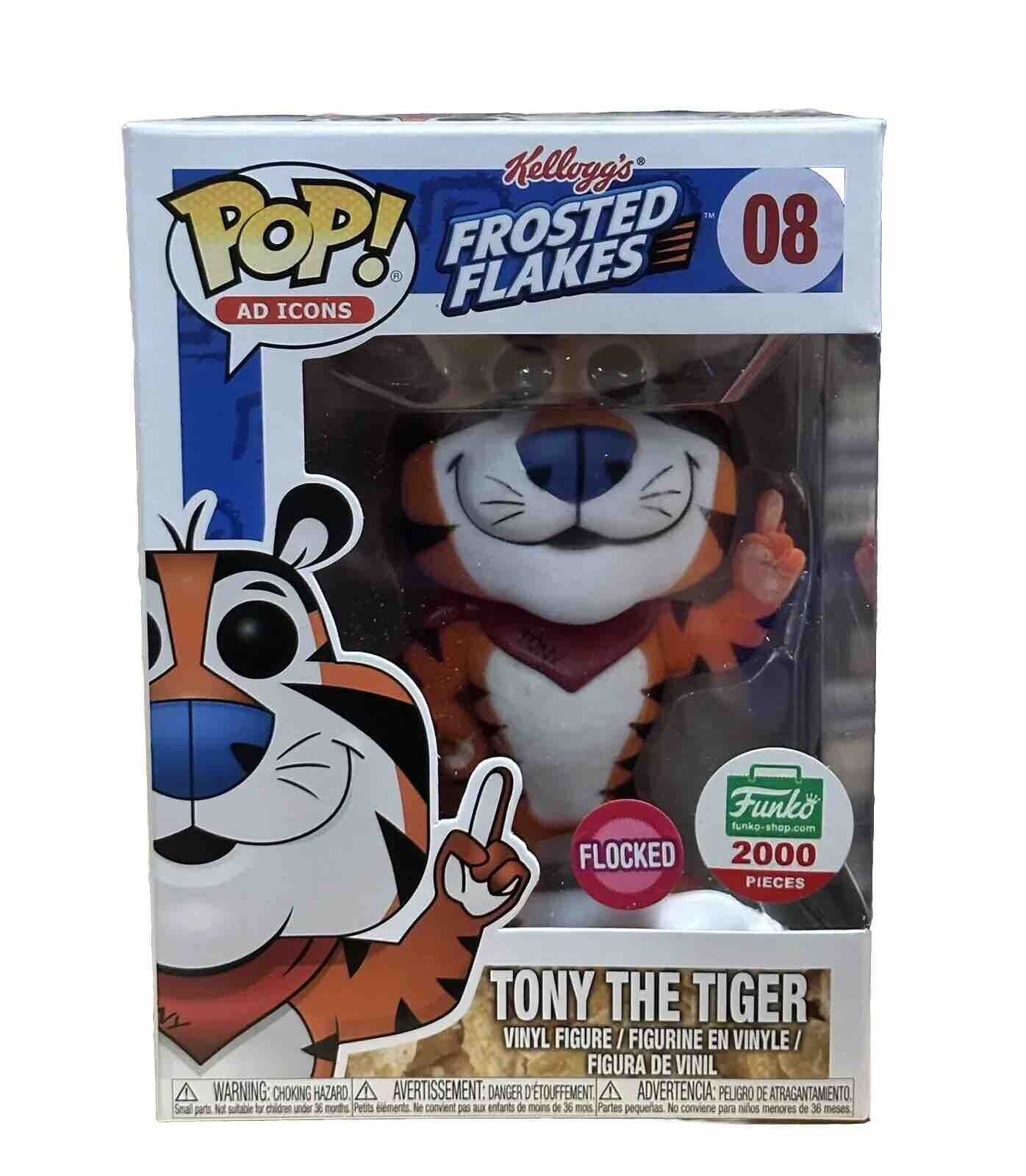 Funko Pop #08 Tony the Tiger (Flocked) - Kellogg's Ad Icons Funko Shop LE 2000