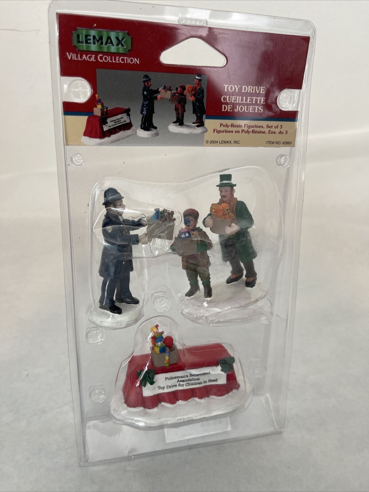 New Old Stock 2004 LEMAX Village Collection TOY DRIVE Retired