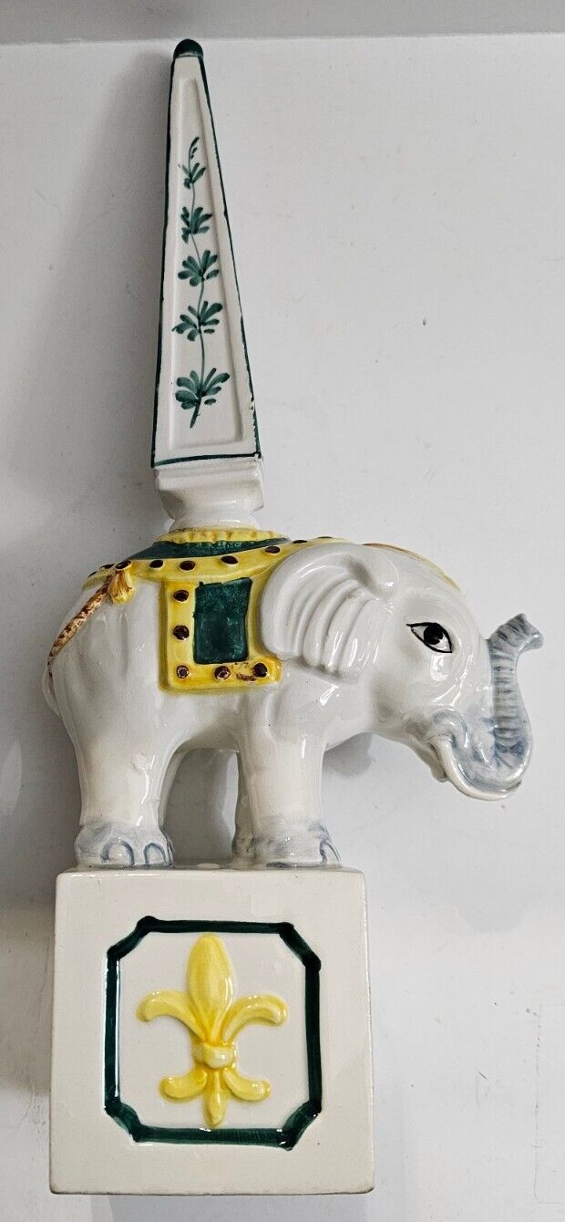 Nora Fenton Circus Elephant Figurine  Numbered  Made Italy Zzq
