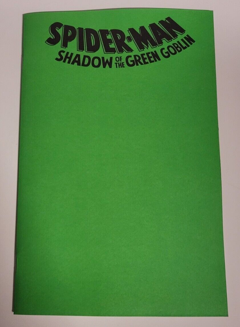 SPIDER-MAN: SHADOW GREEN GOBLIN #1 04/03/2024 NM-/VF+ GREEN COVER VARIANT MARVEL