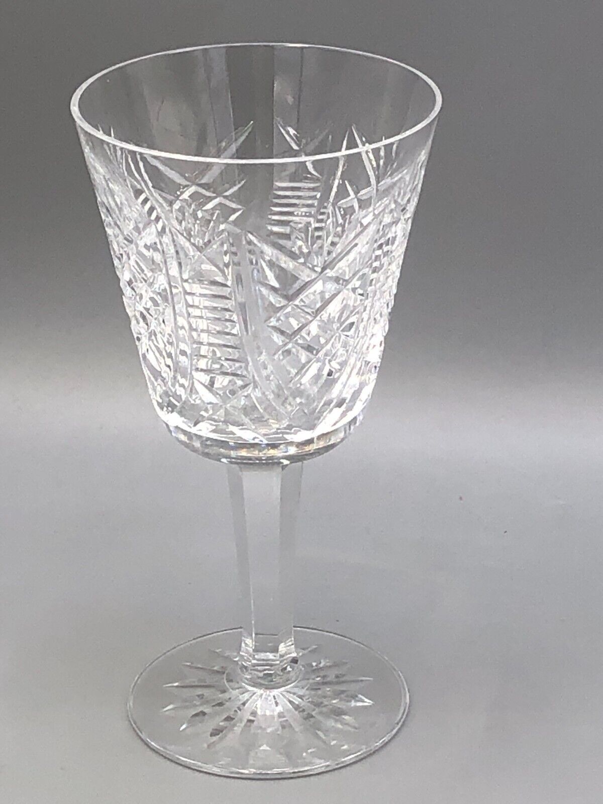 Clare clear Crystal by Waterford individual Claret/ Red Wine Glasses 5 7/8\