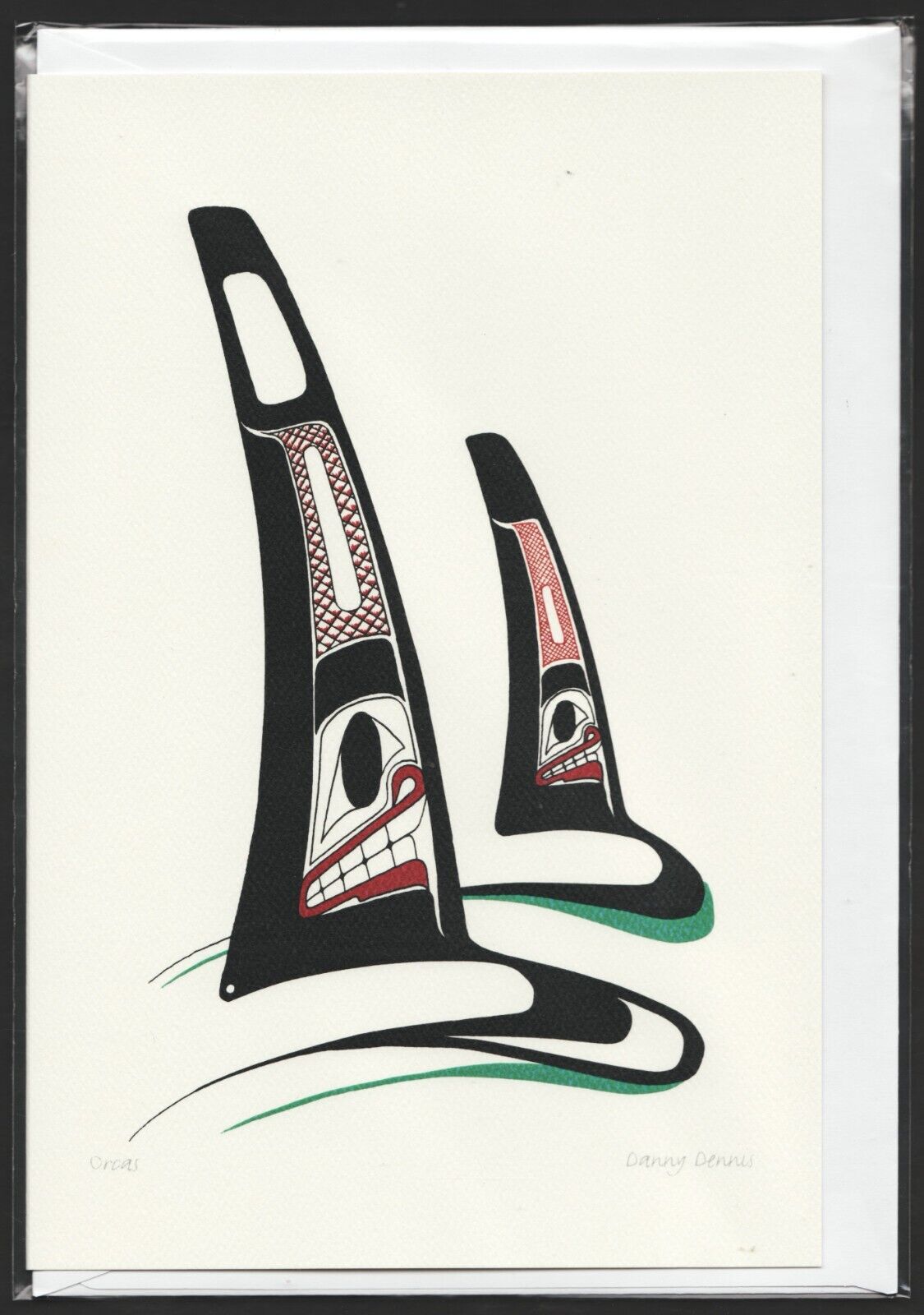 ORCAS -  Haida, Gitksan : British Columbia - Danny Dennis - New 6