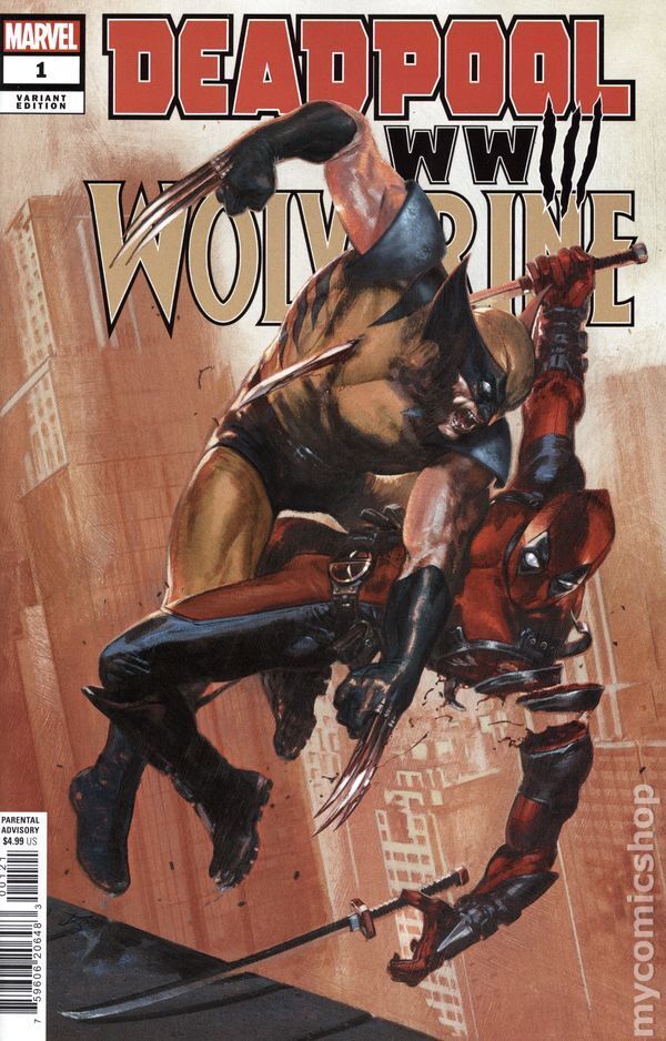 Deadpool and Wolverine WWIII 1B Stock Image