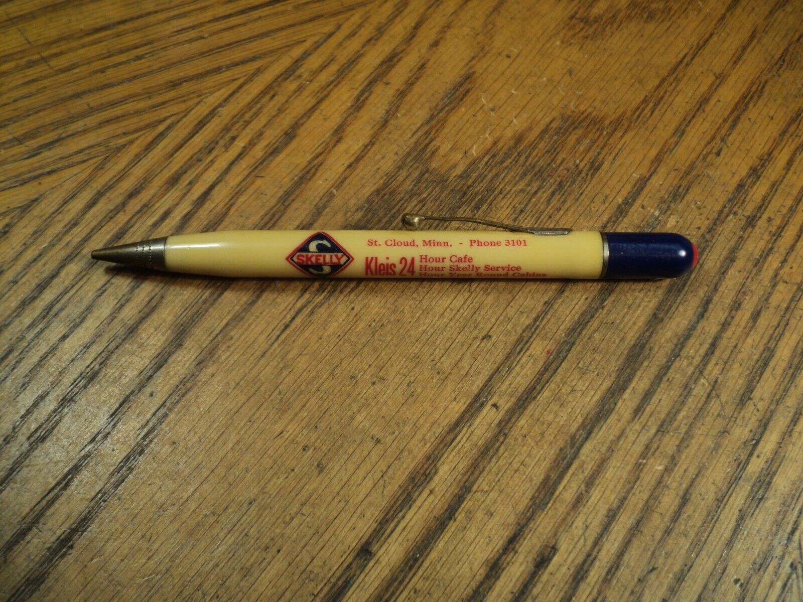 Vintage Mechanical Pencil   Skelly & Kleis 24 Hour   5-1/8\
