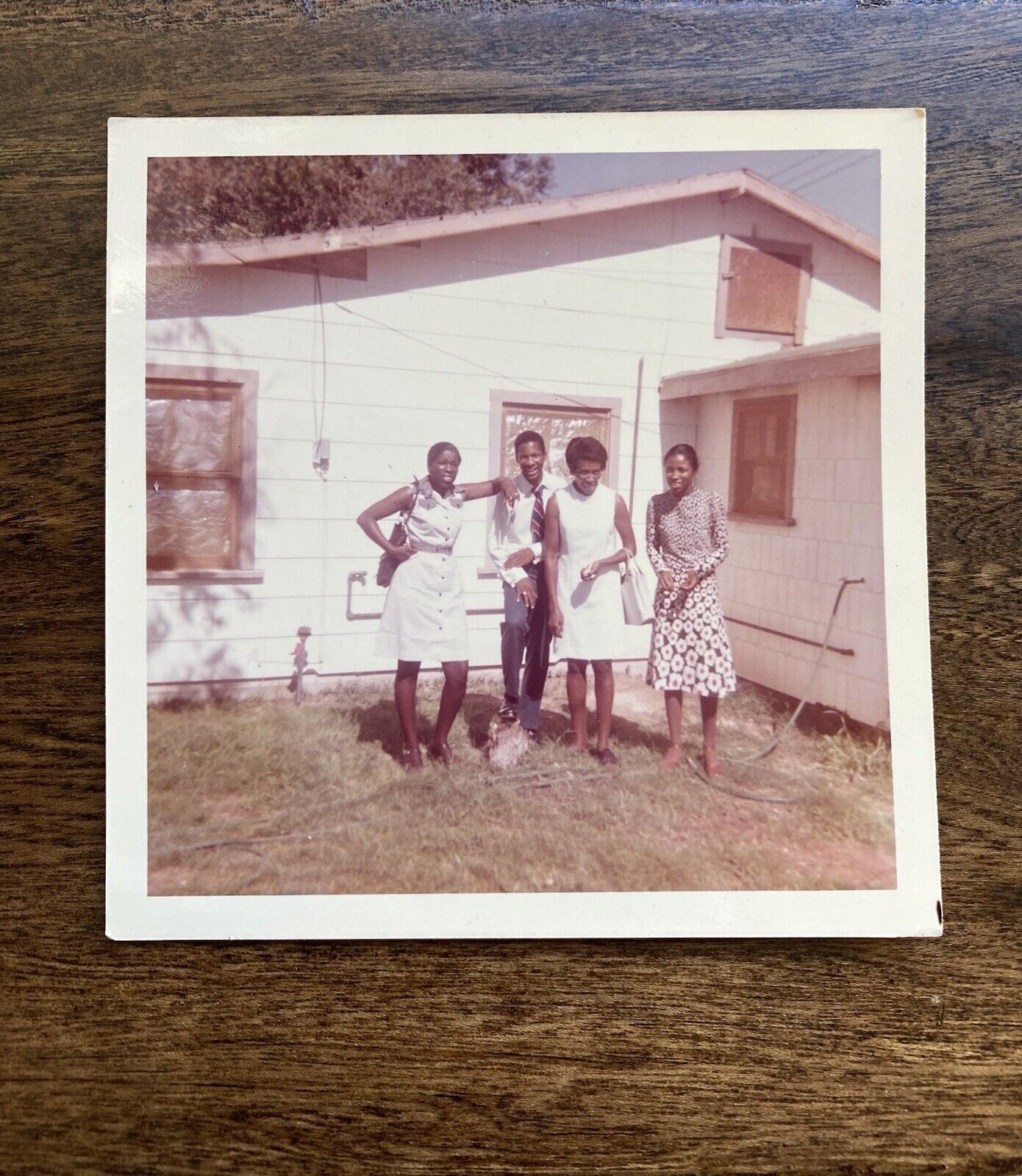 African American 70s Stylish Ladies Summer of 1972 Mid Century Vintage Photo