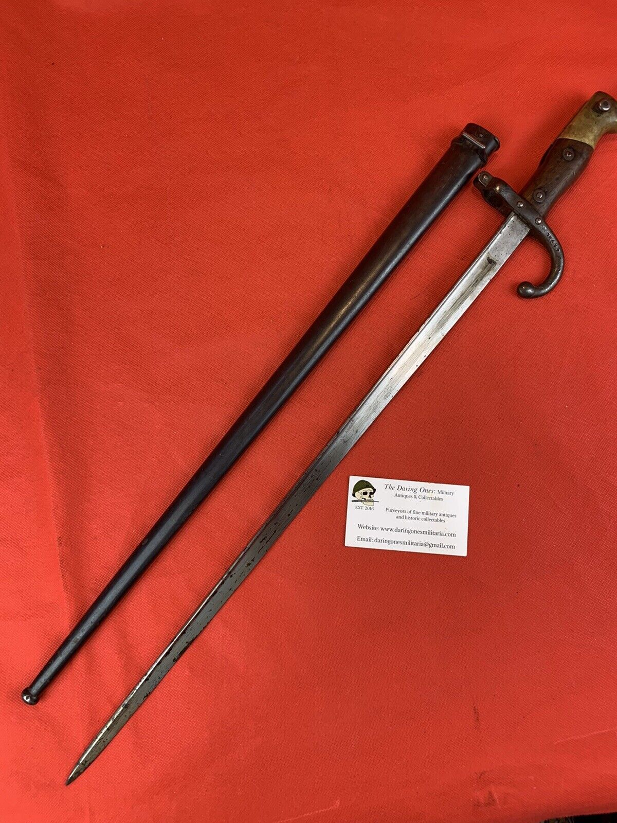 Original French Gras Bayonet Franco Prussian Matching Numbers 1875