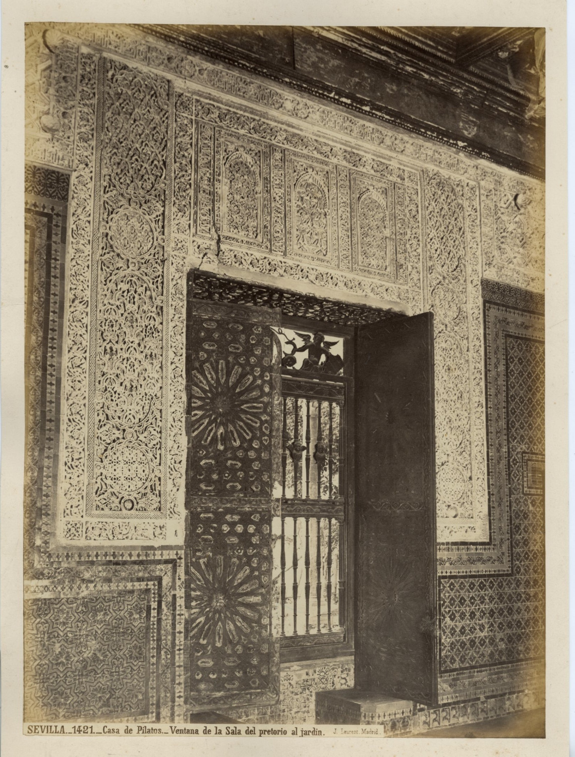 Laurent, Spain, Seville, Casa de Pilatos, Window of the Sala del praetorio al j