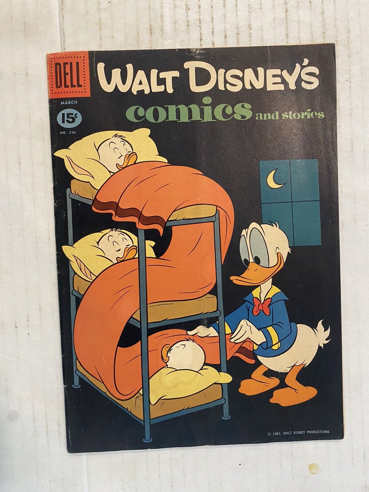 WALT DISNEY'S COMICS AND STORIES #246 DELL CARL BARKS MARCH 1961 Donald Duck