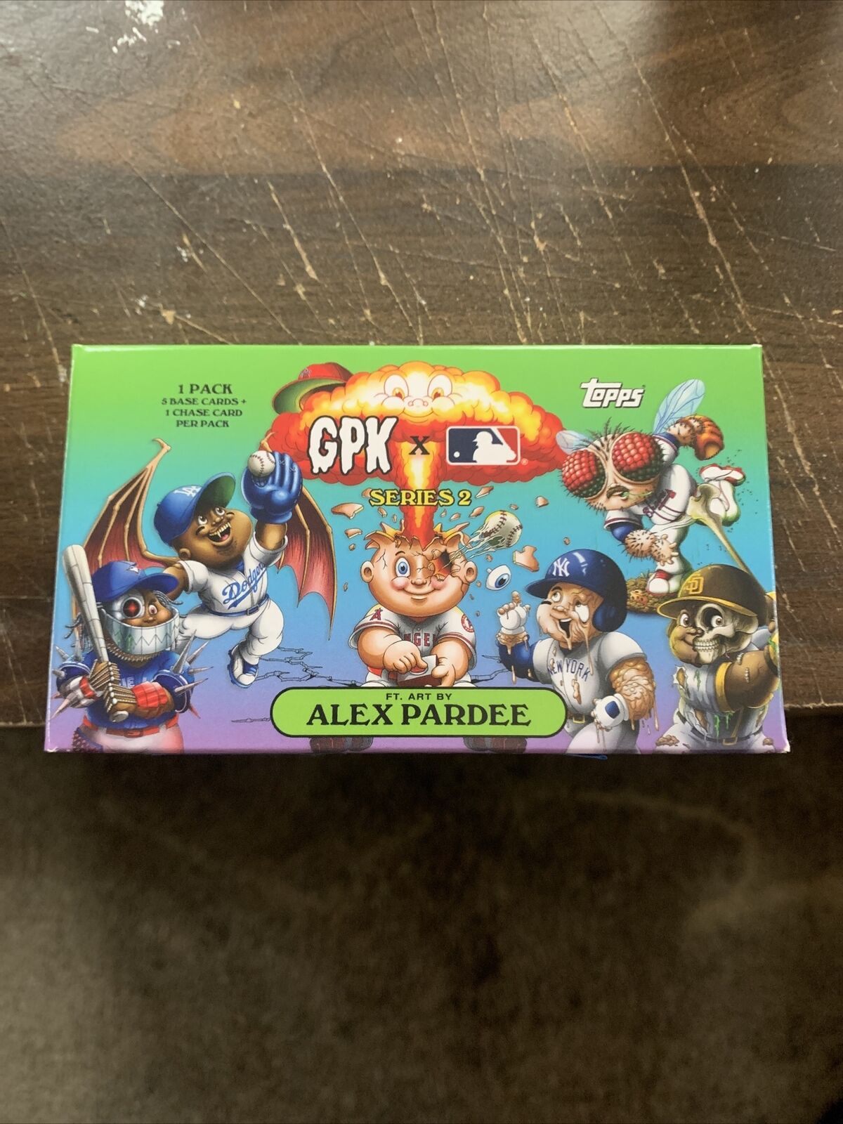Alex Pardee GPK Series 2 Complete Set a and b Plus 2 Artist Cards