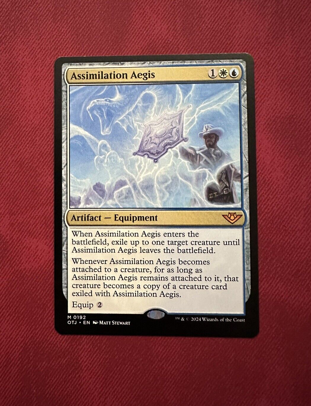 Assimilation Aegis - NM - MTG Outlaws of Thunder Junction - Magic the Gathering