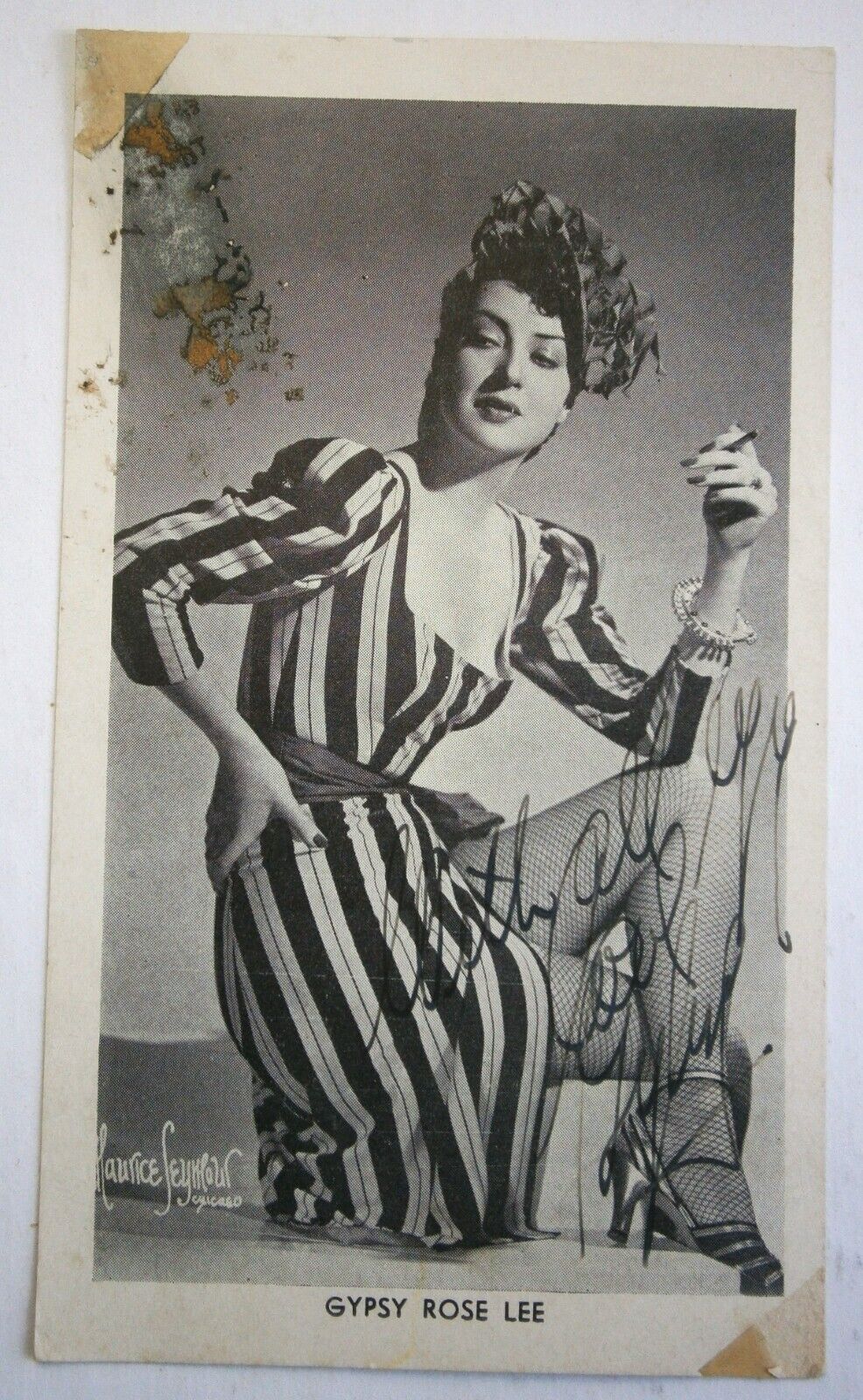 Autographed Promotional Photo of a Young GYPSY ROSE LEE c.1930's